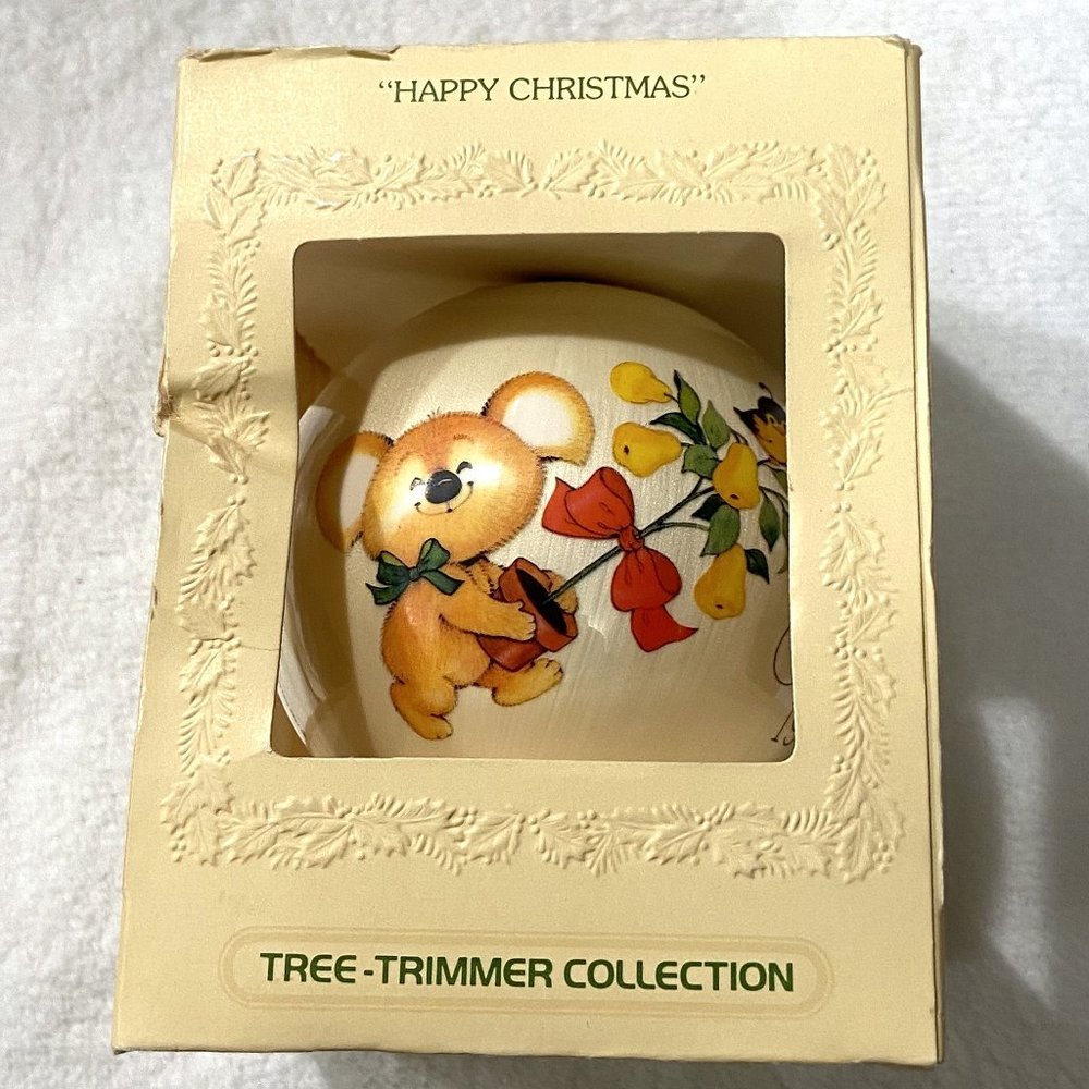 Hallmark Ornament Dated 1980 'Happy Christmas'